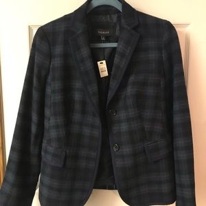 NWT Talbots Blackwatch Plaid Jacket Sz 4 💙💚